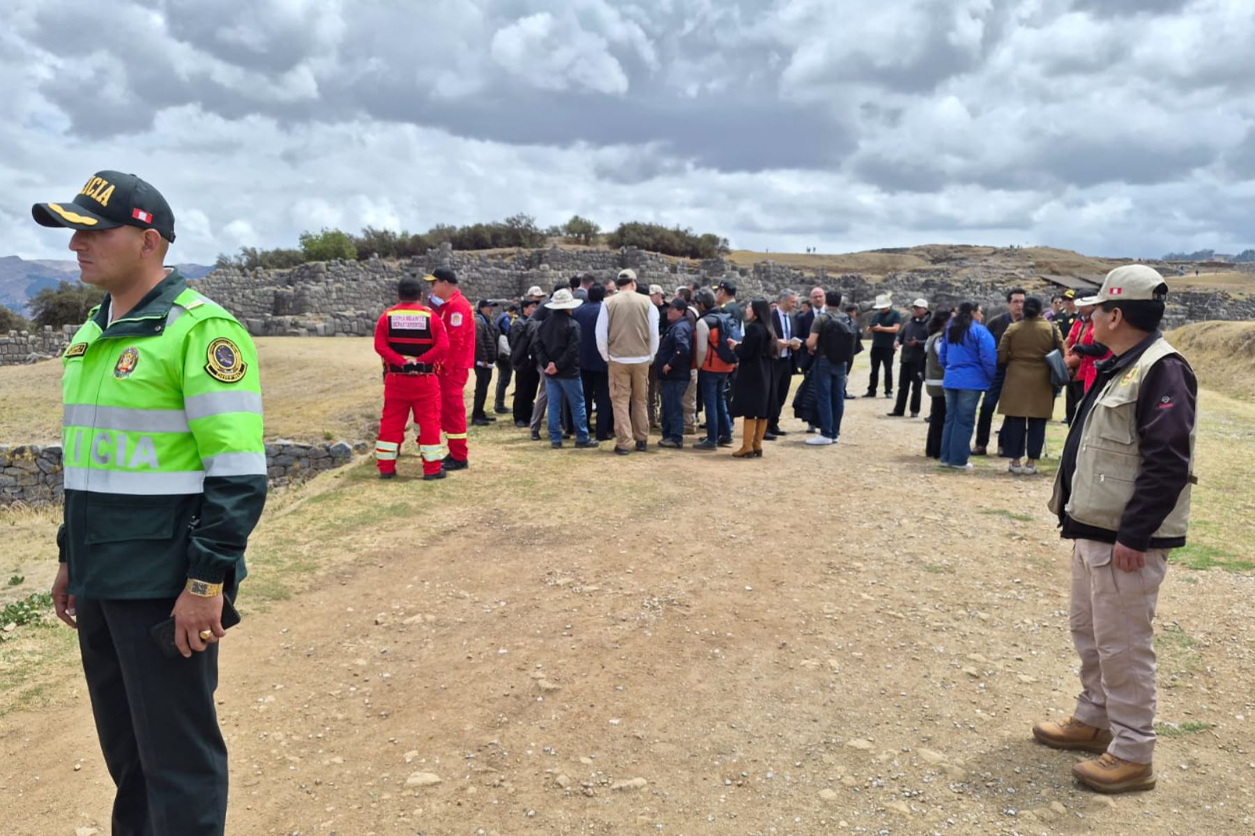 Autoridades multisectoriales estiman que más de 130,000 fieles se congregarán en Sacsayhuamán y más de 50,000 en la Plaza Mayor del Cusco durante la visita del papa León XIV. Foto: ANDINA/Difusión.