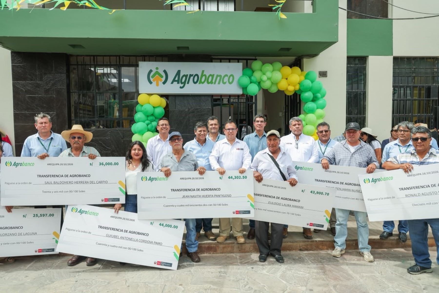 Agrobanco inaugura oficina en Arequipa para acercar el crédito a los pequeños agricultores