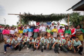 Obras de agua y alcantarillado benefician de manera directa a población en condición vulnerable en la Amazonía peruana. Foto: MVCS/Difusión