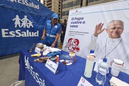 EsSalud despliega ambulancias UCI, puestos médicos y brigadas de emergencia ante visita del papa León XIV