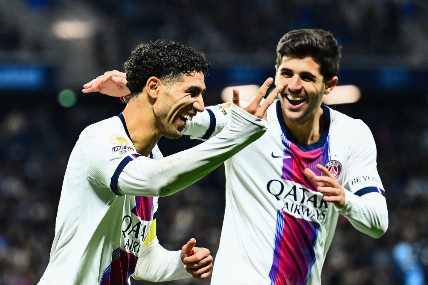 El líder PSG sigue arrasando en Francia y golea 5-1 a Le Havre con triplete de Hakimi