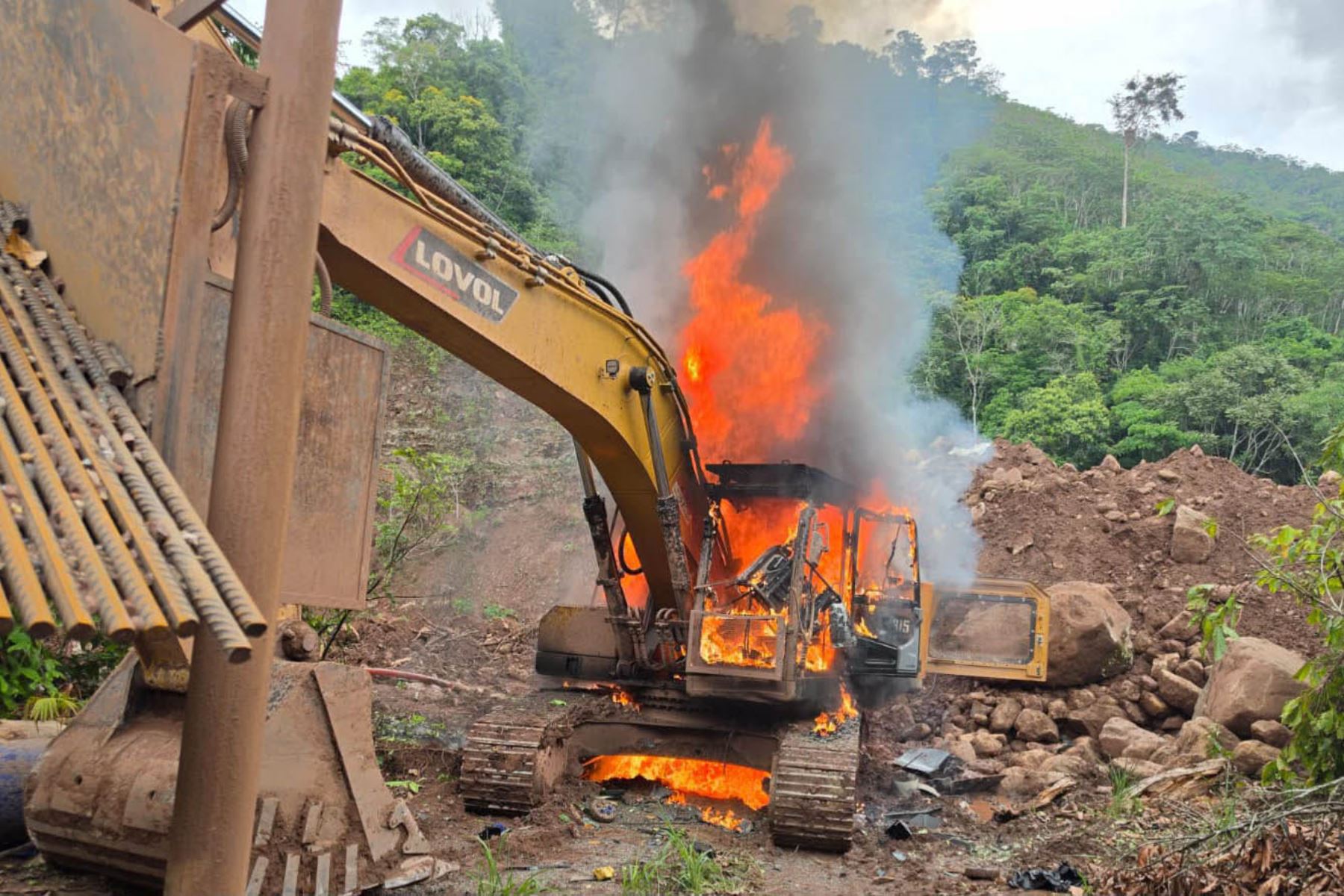 Comando Unificado: operativos afectan bienes de minería ilegal por S/6.2 millones
