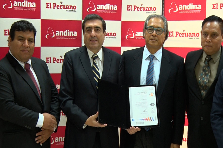 Logro: Editora Perú recibe certificado ISO 9001:2015