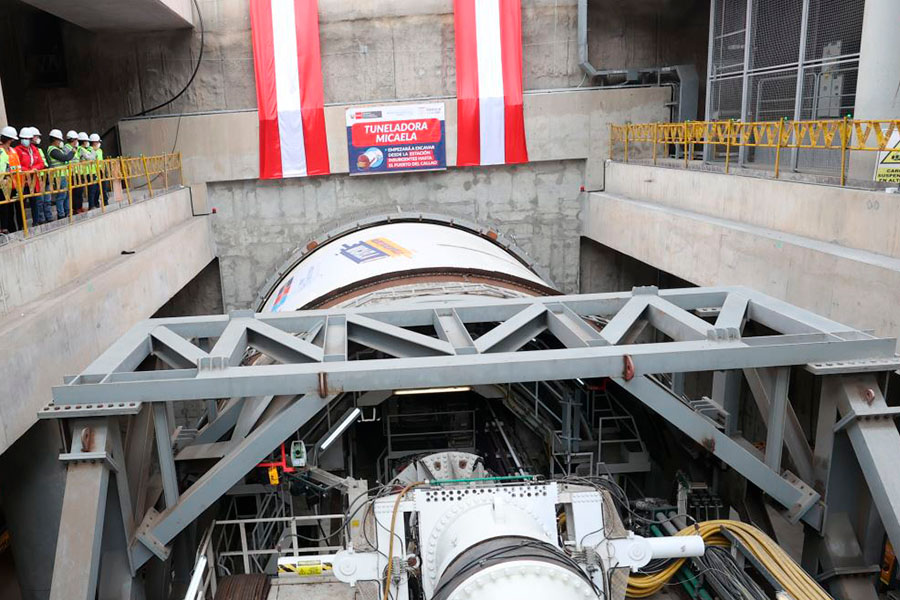 Linea 2 del Metro: tuneladora Micaela inició trabajos de excavación