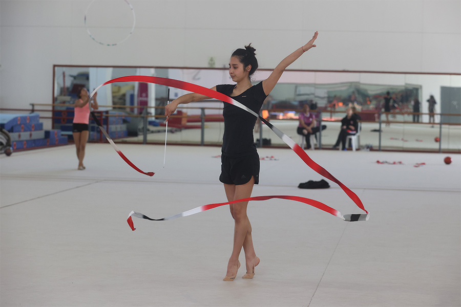 Camila Rodríguez, joven promesa peruana de la gimnasia rítmica