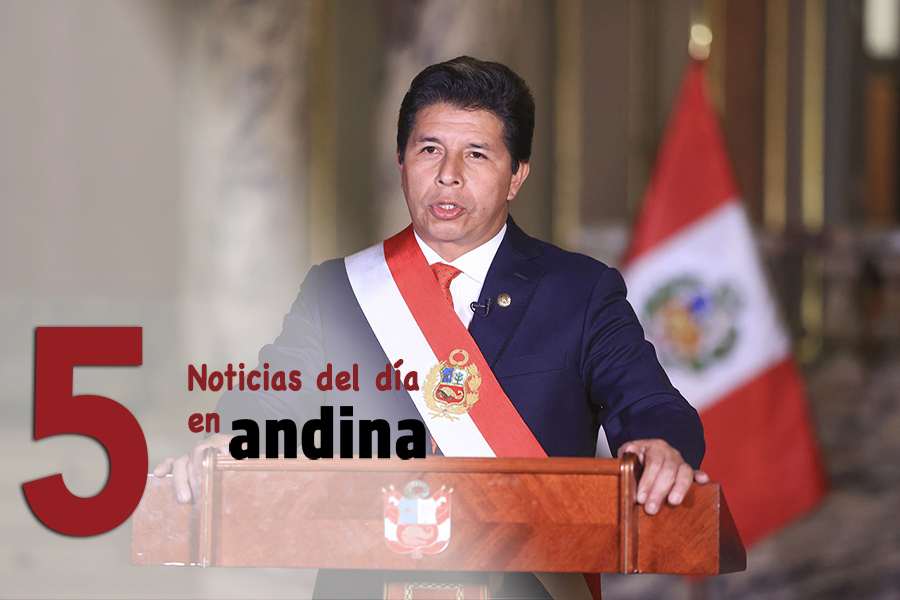 Las 5 del día: presidente Castillo acepta renuncia de Aníbal Torres y renovará Gabinete Ministerial