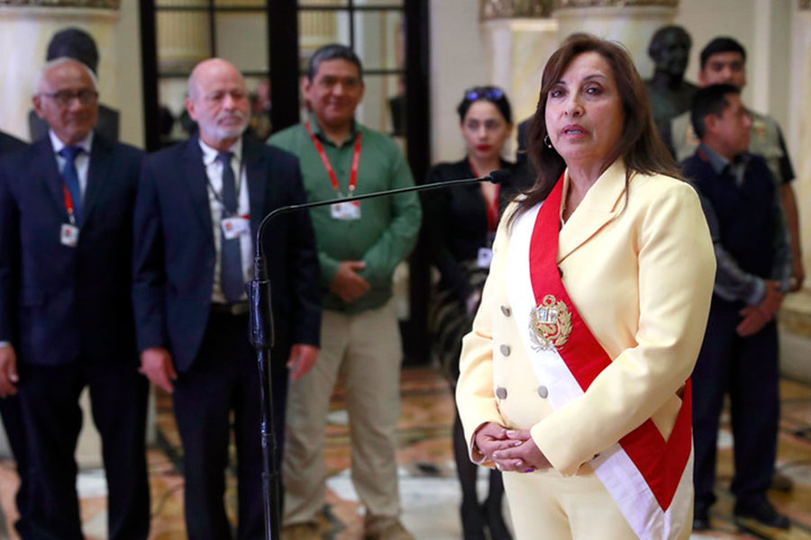 Presidenta Dina Boluarte invoca a trabajo de equipo en Palacio de Gobierno