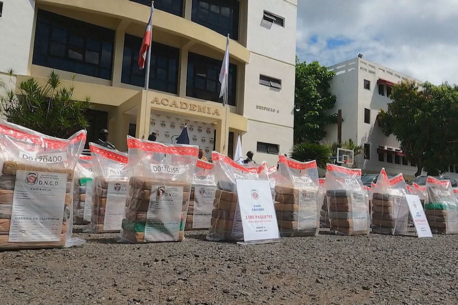 República Dominicana: incautan dos toneladas de cocaína camuflada entre bananos