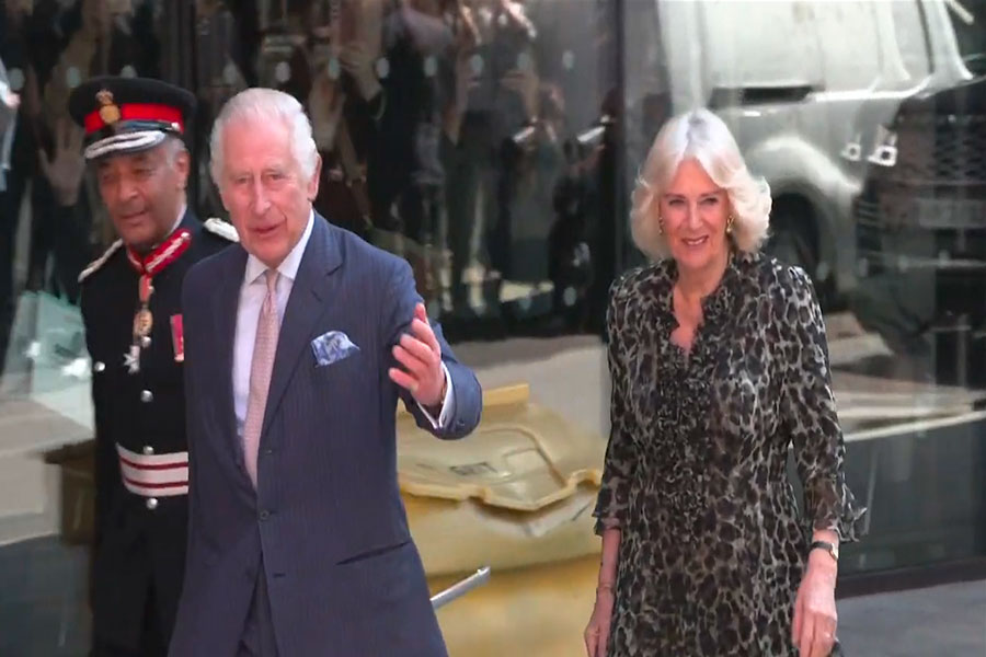 El rey Carlos III hizo su primera aparición oficial en público tras su diagnóstico de cáncer