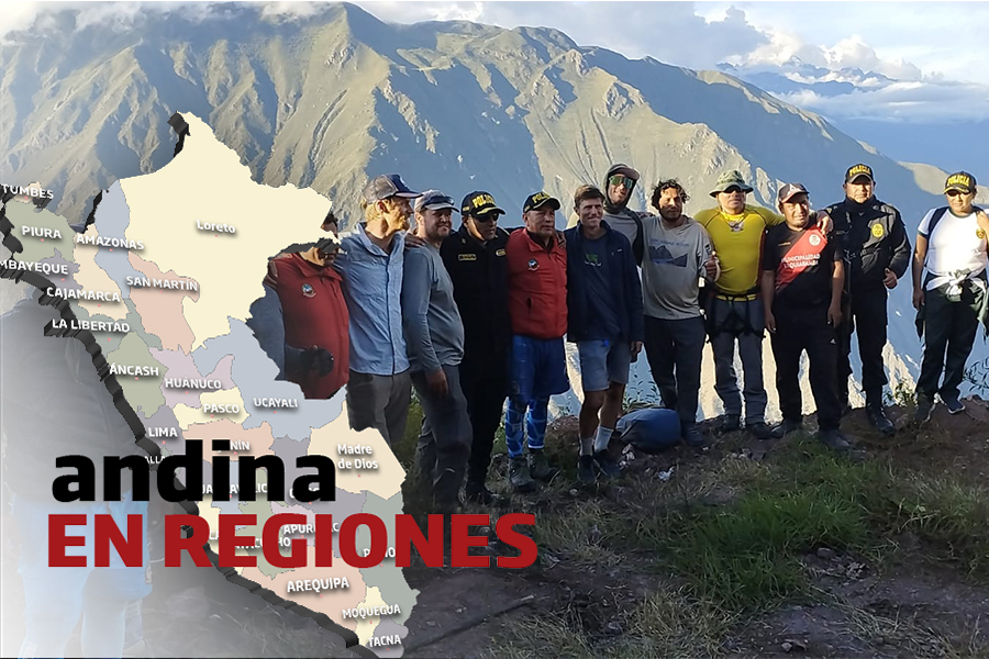 Andina en Regiones: recatan a cuatro turistas estadounidenses y un peruano en Cusco