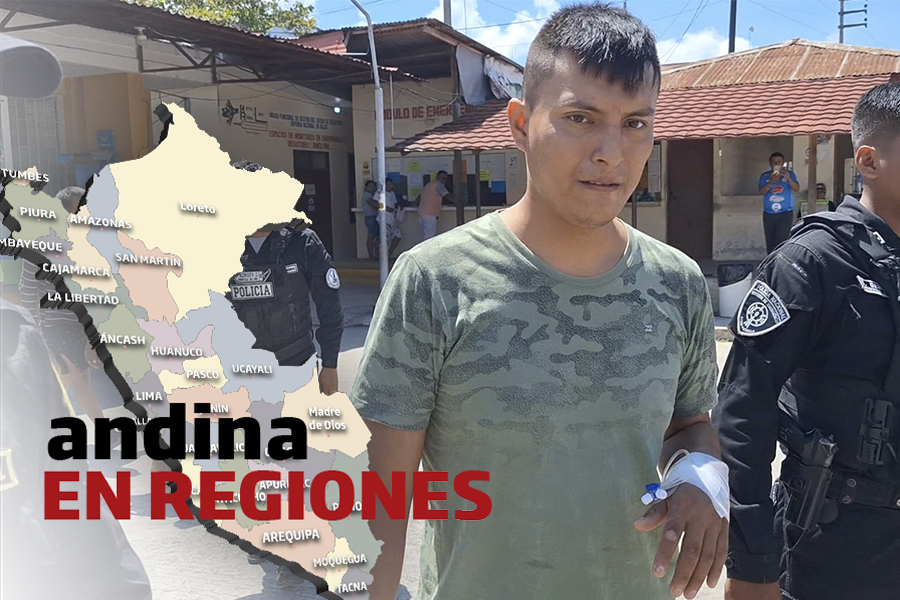 Andina en Regiones: valeroso policía rescata a mujer de río Nanay