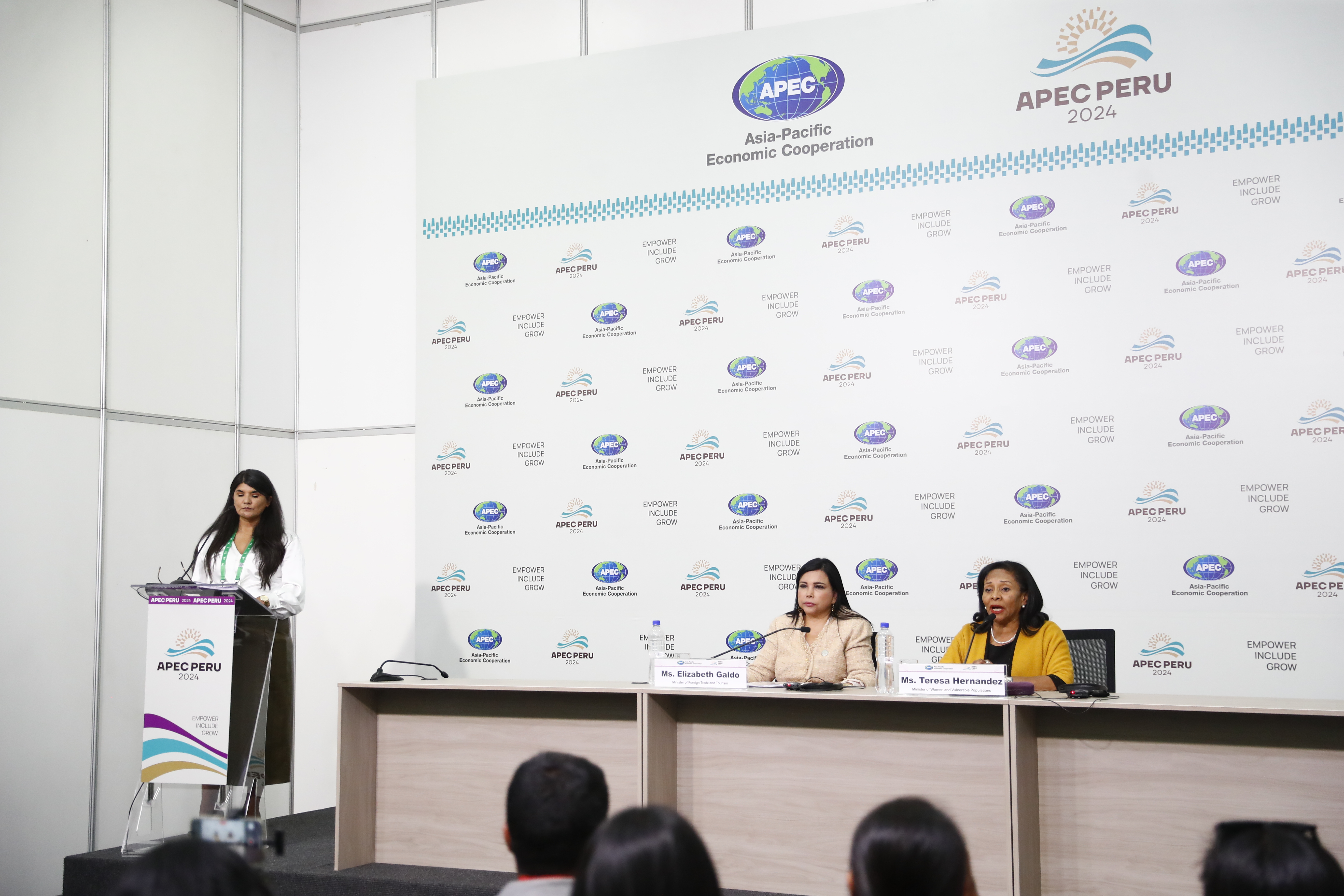 APEC 2024: culmina reunión de ministras y ministros de la Mujer y Comercio en Arequipa