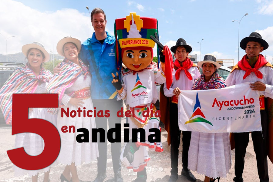 Las 5 del día: declaran de interés nacional la organización de XX Juegos Bolivarianos
