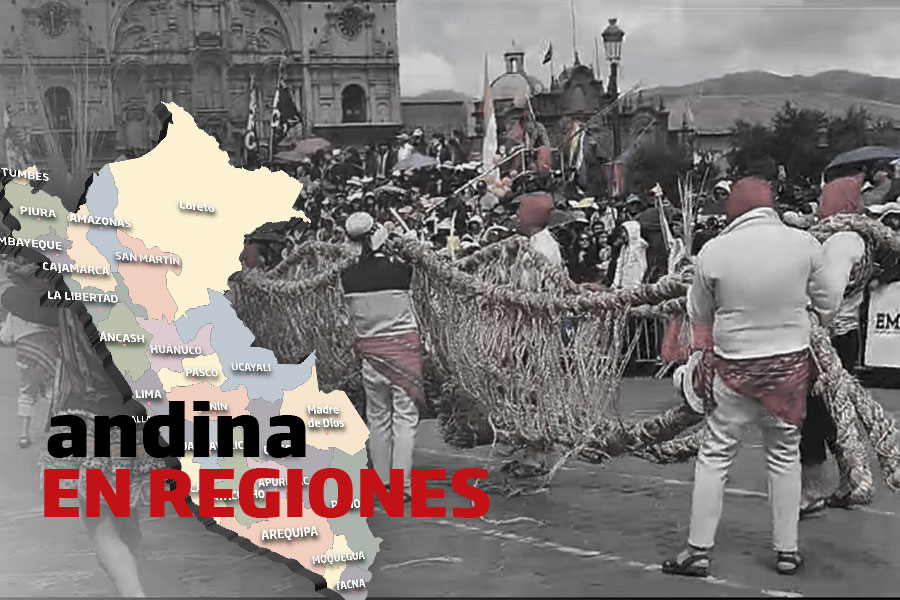 Andina en Regiones: delegaciones de estudiantes se suman a celebraciones por mes jubilar de Cusco