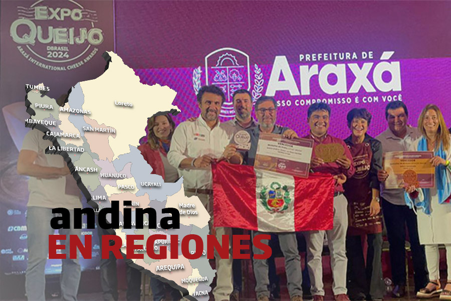 Andina en Regiones: productores queseros ganan medallas de oro en la Expo Queijo de Brasil