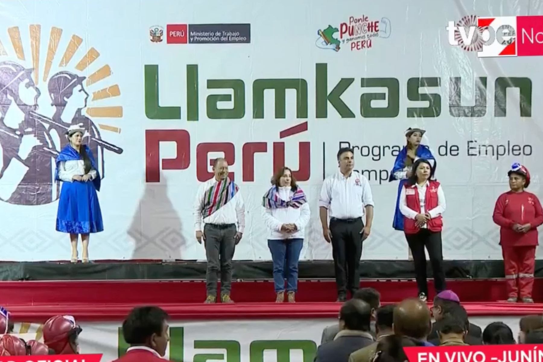 Presidenta: Llamkasun Perú generará 56 mil empleos con inversión de S/ 161 millones