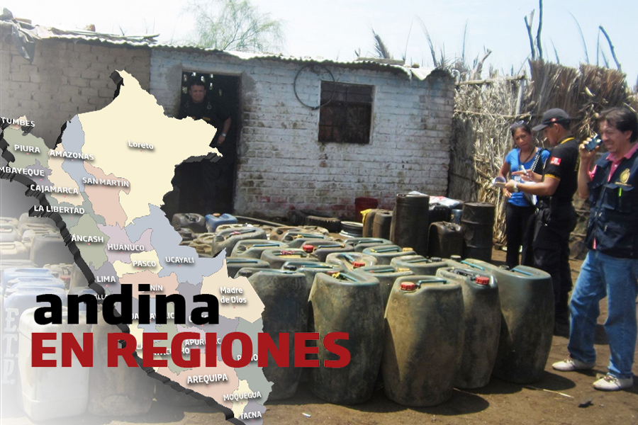 Andina en Regiones: incautan 250 galones de combustible en Tumbes
