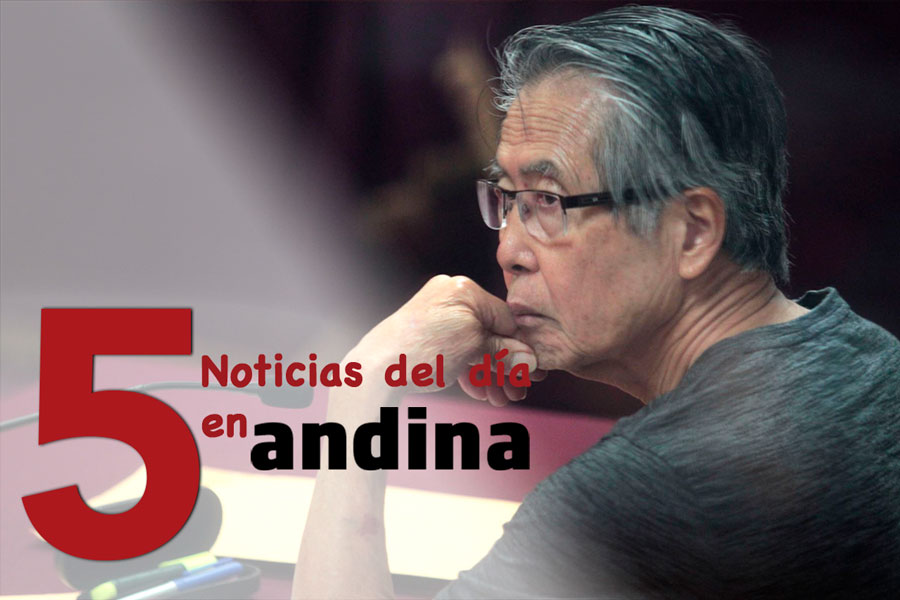 Las 5 del día: declaran duelo nacional hasta el 14 de setiembre por deceso de Alberto Fujimori