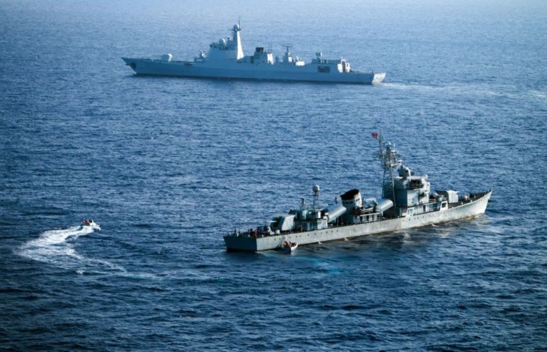 China y Rusia realizan sus ejercicios navales anuales en el mar de Japón