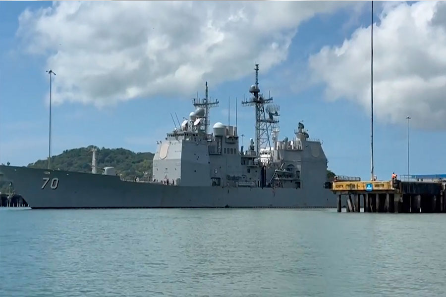 Buque lanzamisiles estadounidense está rumbo al Caribe