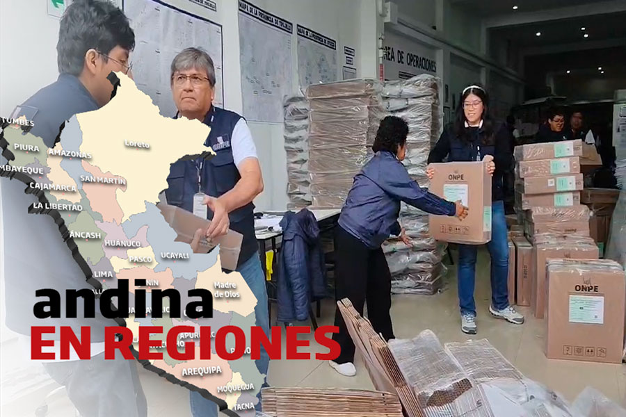 Andina en regiones: ONPE distribuye material electoral a zona andina de región La Libertad