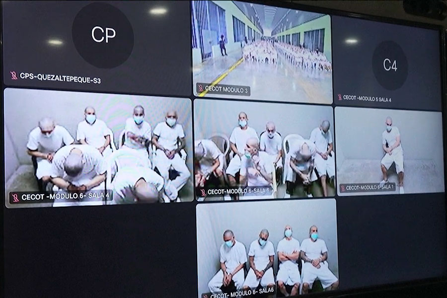 El Salvador: juicio masivo contra 22 líderes de la Mara Salvatrucha avanza con testimonios