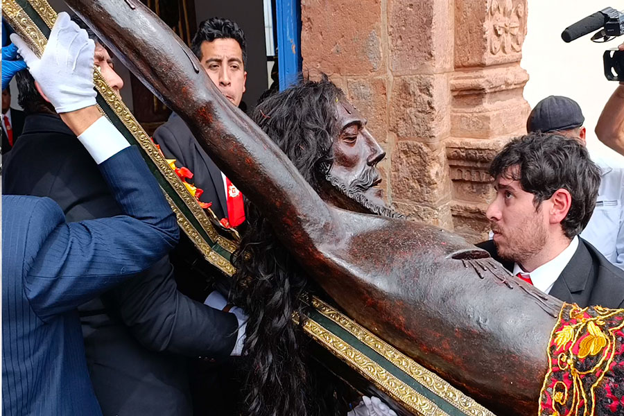 Señor de los Temblores de Cusco será restaurado por daños de polillas