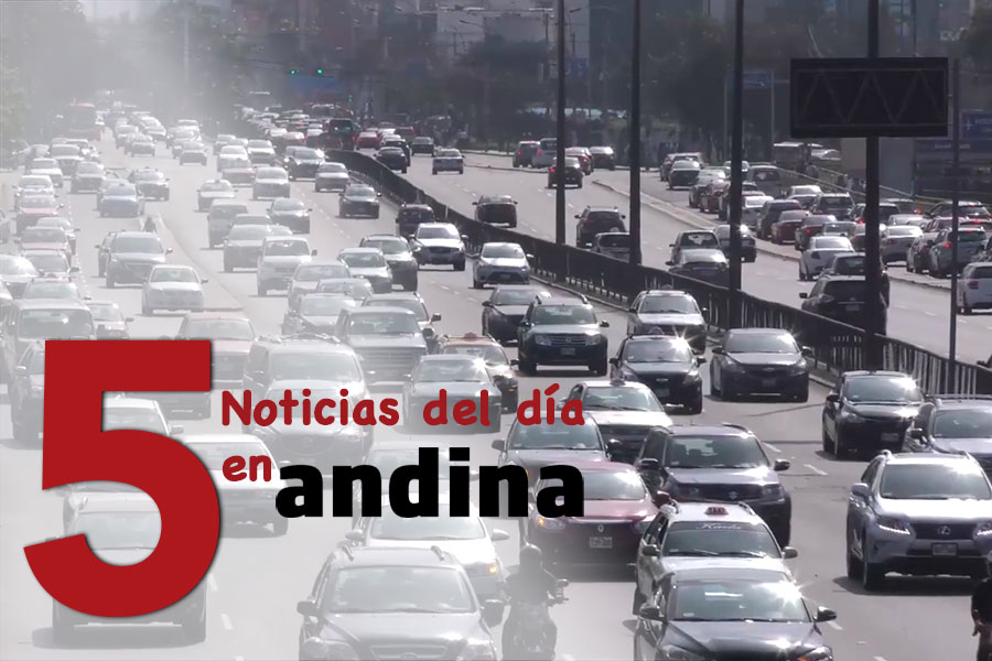 Las 5 del día: Municipalidad de Lima declaró en emergencia el tránsito en vías metropolitanas