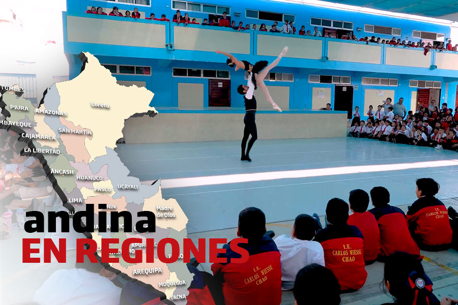 Andina en regiones: ballet de Trujillo lleva la cultura a más de 400 escolares de Chao