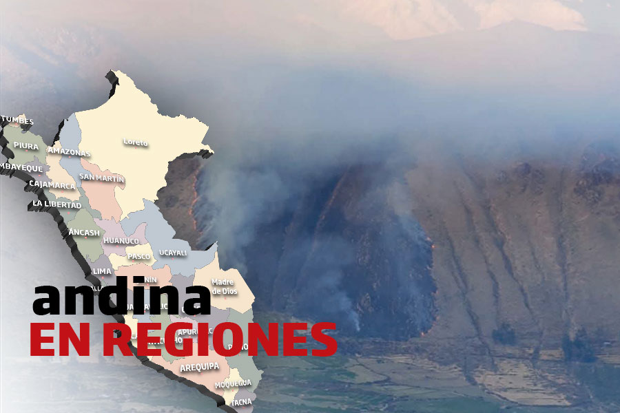 Andina en regiones: incendio forestal en Pampacolca afecta vegetación de la zona en Arequipa
