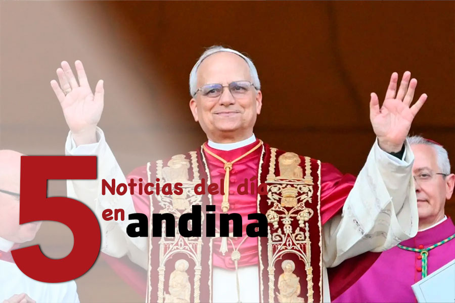Las 5 del día: Gobierno declara días no laborables por visita del papa León XIV al Perú