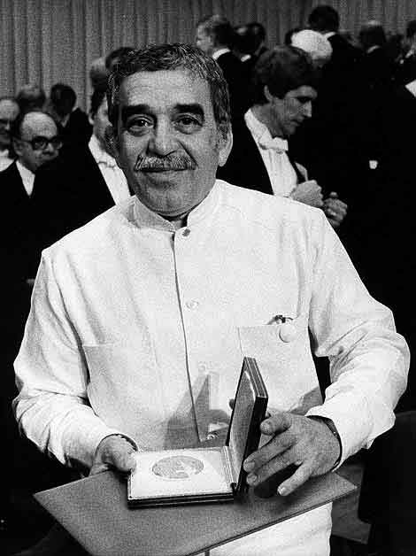 Foto del autor colombiano Gabriel García Márquez