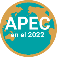 motivo apec con mapamundi y texto superpuesto Apec 2022