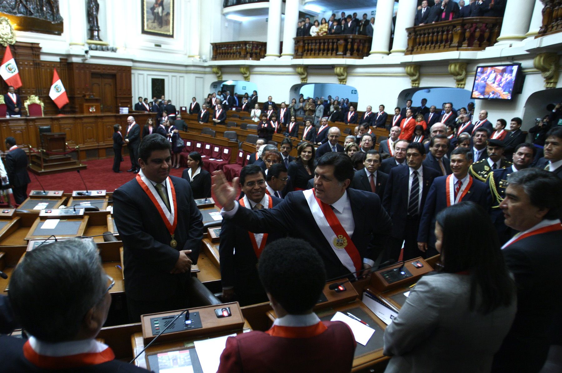 Foto: Alan García dirige mensaje a la Nación