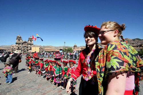 Cusco es el destino de los turistas extranjeros que visitan el Perú.